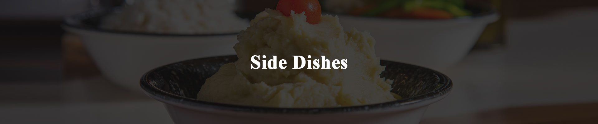 Side Dishes Menu Banner at Patron Meat House Abu Dhabi